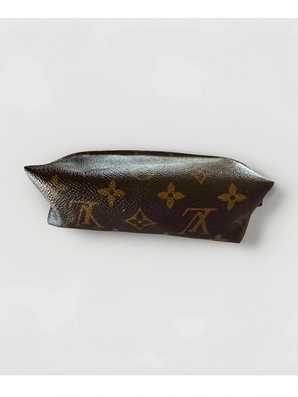 Louis Vuitton Cosmetic Pouch Brown Canvas